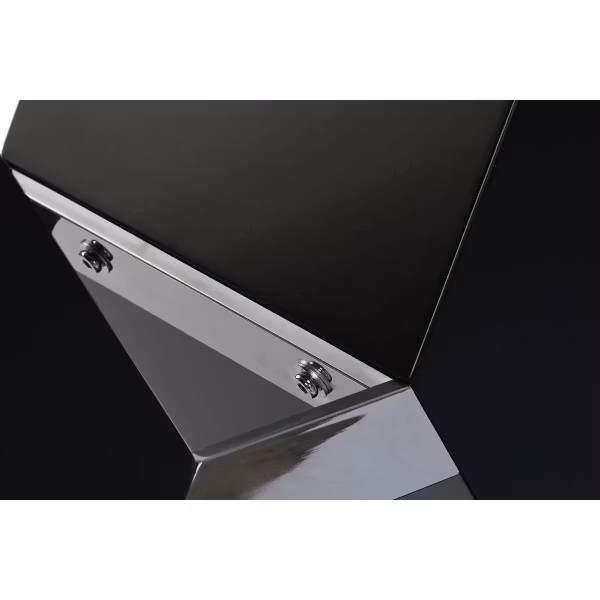 Matsalsbord DKD Home Decor Svart Härdat glas Trä MDF (180 x 90 x 76 cm)
