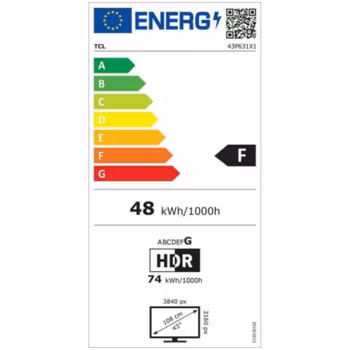 Smart-TV TCL 43P631 4K ULTRA HD LED WI-FI LED 4K Ultra HD 43"