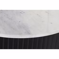 Soffbord DKD Home Decor Metall Marmor (80 x 80 x 40 cm)