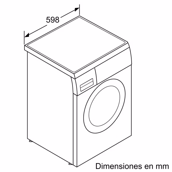 Tvättmaskin BOSCH WUU24T61ES 1200 rpm 9 kg