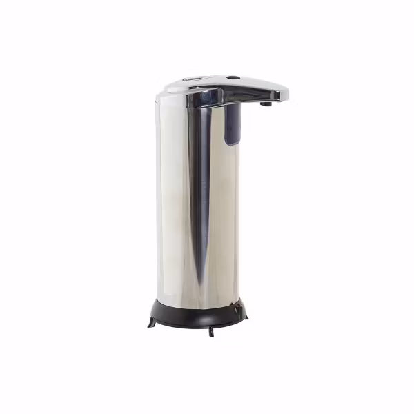 Automatisk tvålpump med sensor DKD Home Decor 8424001815951 250 ml 11,1 x 7,5 x 19 cm Silvrig Svart ABS