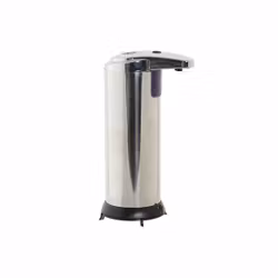 Automatisk tvålpump med sensor DKD Home Decor 8424001815951 250 ml 11,1 x 7,5 x 19 cm Silvrig Svart ABS