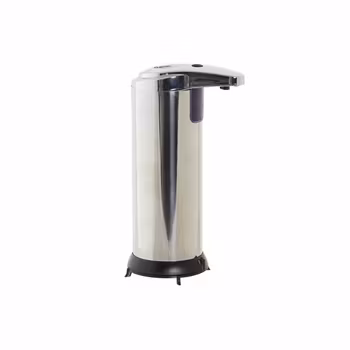 Automatisk tvålpump med sensor DKD Home Decor 8424001815951 250 ml 11,1 x 7,5 x 19 cm Silvrig Svart ABS