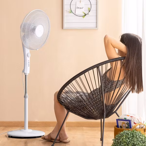 Stående Fläkt InnovaGoods Freshinn Vit 45 W