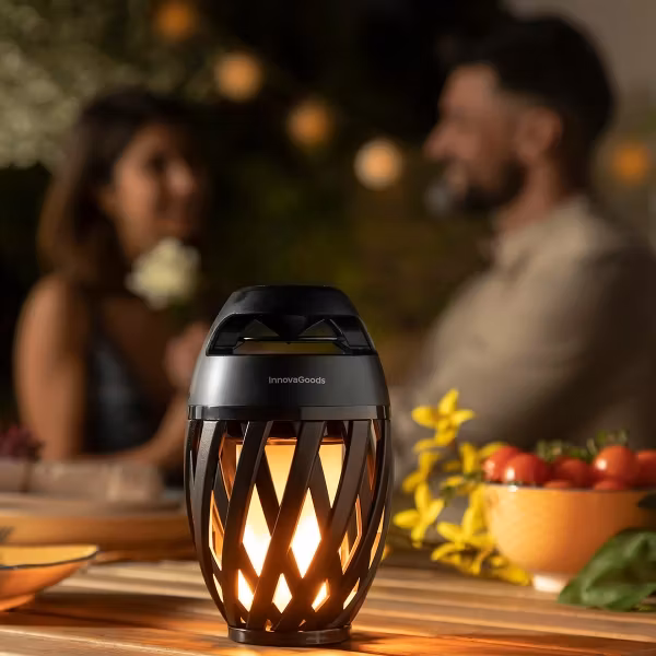 Trådlös högtalare med flameffekt LED Spekkle InnovaGoods
