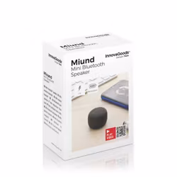 Uppladdningsbar, bärbar och trådlös minihögtalare Miund InnovaGoods Gadget Tech