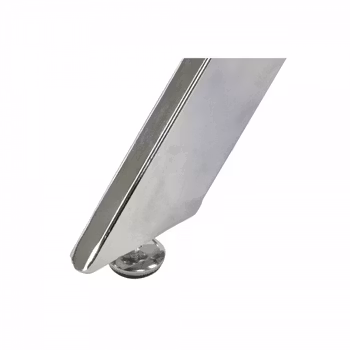 Sidobord DKD Home Decor Glas Silvrig Metall Transparent