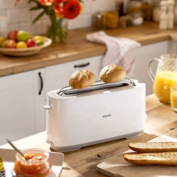 Brödrost Philips 950W Vit 950 W