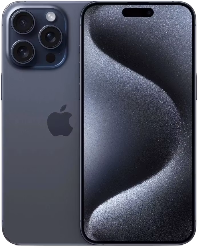 Apple iPhone 15 Pro Max - Blå titan