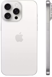Apple iPhone 15 Pro Max - Vit titan