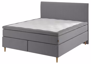 Kontinentalsäng 160x200 GOLD C60 grå-29