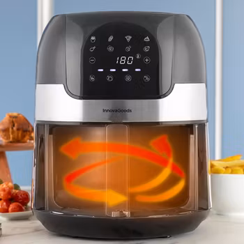 Oljefri Fritös InnovaGoods Fryinn 3500 Svart Rostfritt stål 1400 W 3,5 L