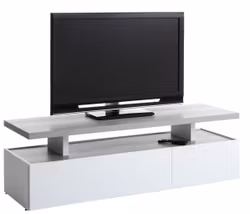 TV-bänk TOFTLUND vit/betong