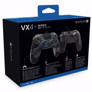 Spelkontroll GIOTECK VX-4+ Grå PlayStation 4