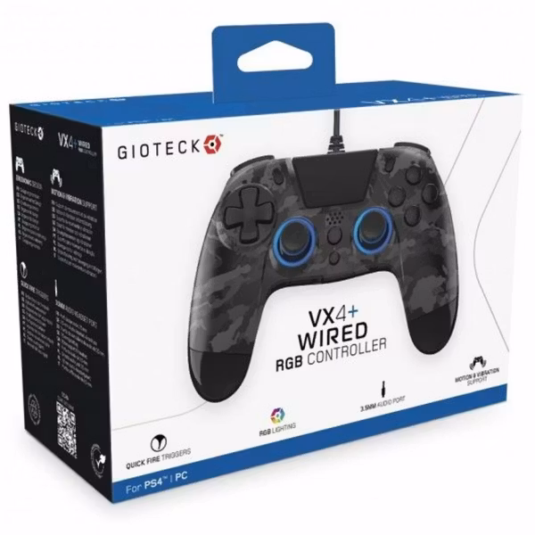 Spelkontroll GIOTECK VX-4+ Grå PlayStation 4