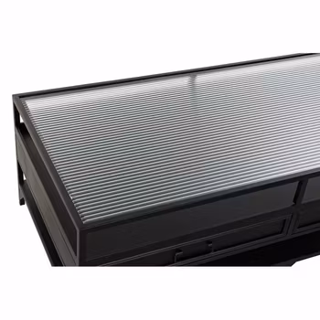 Soffbord DKD Home Decor Metall Glas (120 x 60 x 40 cm)