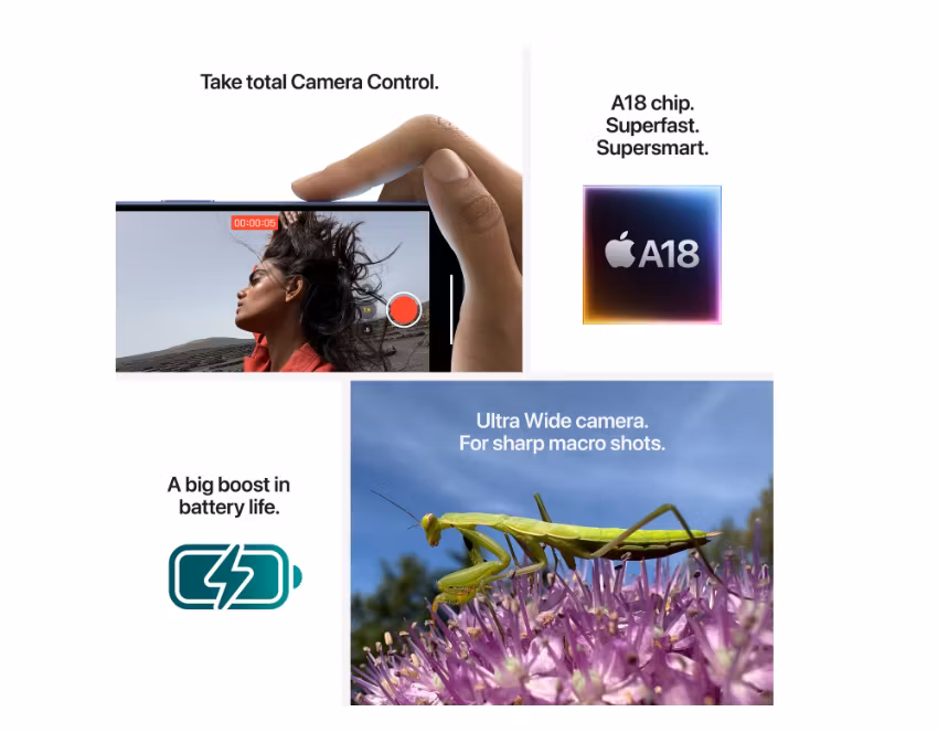 Apple iPhone 16 Plus – Rosa Elegans