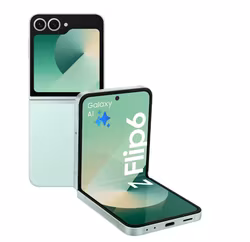 Samsung Galaxy Z Flip6 – Fräsch mintgrön design och banbrytande teknik!