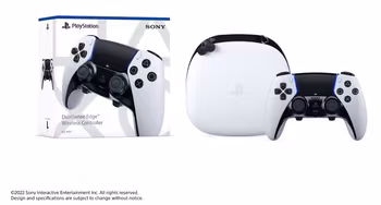 PlayStation 5 DualSense Edge – Vit – Anpassningsbar Trådlös Handkontroll för Optimal Spelkontroll