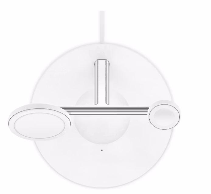 Belkin MagSafe 3-i-1 Trådlös Laddare – 15W Snabbladdning för iPhone, AirPods och Apple Watch!