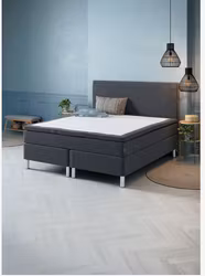 Kontinentalsäng GOLD C35 – 160x200 cm i Elegant Grått för Maximal Komfort