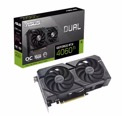 ASUS Dual GeForce RTX 4060 Ti 16GB OC – Kraftfullt Grafikkort för Gaming och Kreativitet