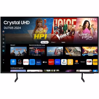 Samsung TU43DU7105 43" 4K Ultra HD LED Smart TV – Skarp Bild och Smart Funktioner i 43-tumsformat