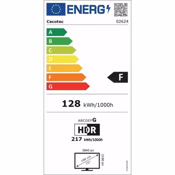 Cecotec A3 Series ALU30075 75" 4K Ultra HD Smart TV – Storslagen Bildkvalitet med HDR10 och Dolby Vision