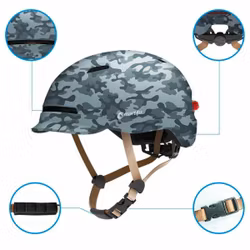 SMART4U SH50U ARMY – Hjälm för Elscooter & Cykling