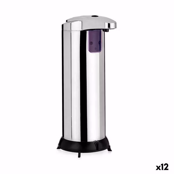 Automatisk tvålpump med sensor DKD Home Decor Svart Multicolour Silvrig ABS Plast 11,1 x 7,5 x 19 cm 250 ml