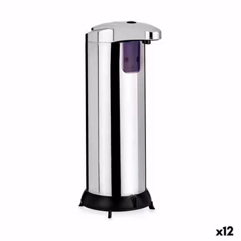 Automatisk tvålpump med sensor DKD Home Decor Svart Multicolour Silvrig ABS Plast 11,1 x 7,5 x 19 cm 250 ml