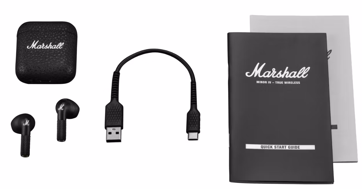 Marshall Minor IV - True Wireless Hörlurar - Svart