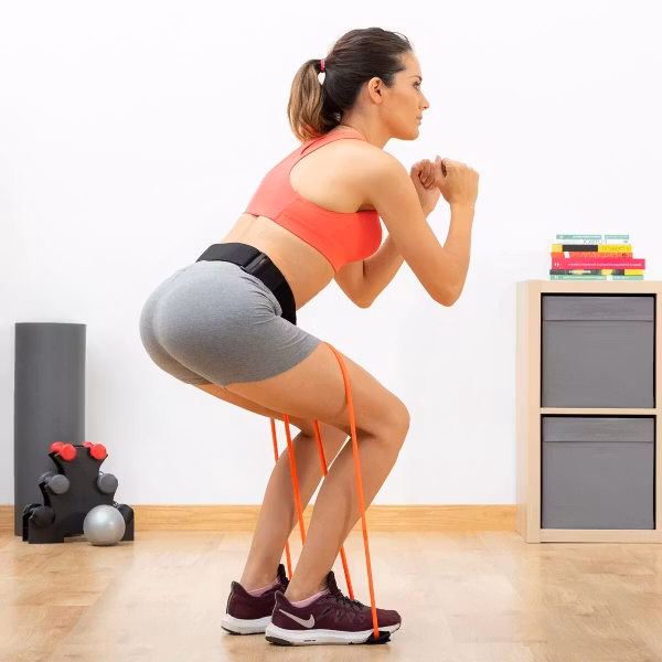 Bootrainer InnovaGoods - Bälte med Motståndsband för Rumpträning & Träningsguide