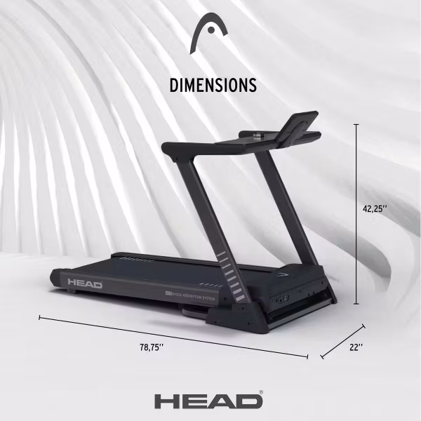 Löpband Head HTJ4500 – Kompakt och Effektiv Träning för Hemmet