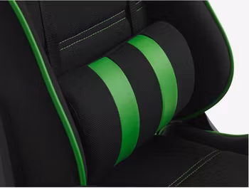 Gamingstol LAMBJERG Svart Mesh/Grön – Ergonomisk Komfort för Maximal Prestation