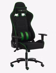 Gamingstol LAMBJERG Svart Mesh/Grön – Ergonomisk Komfort för Maximal Prestation