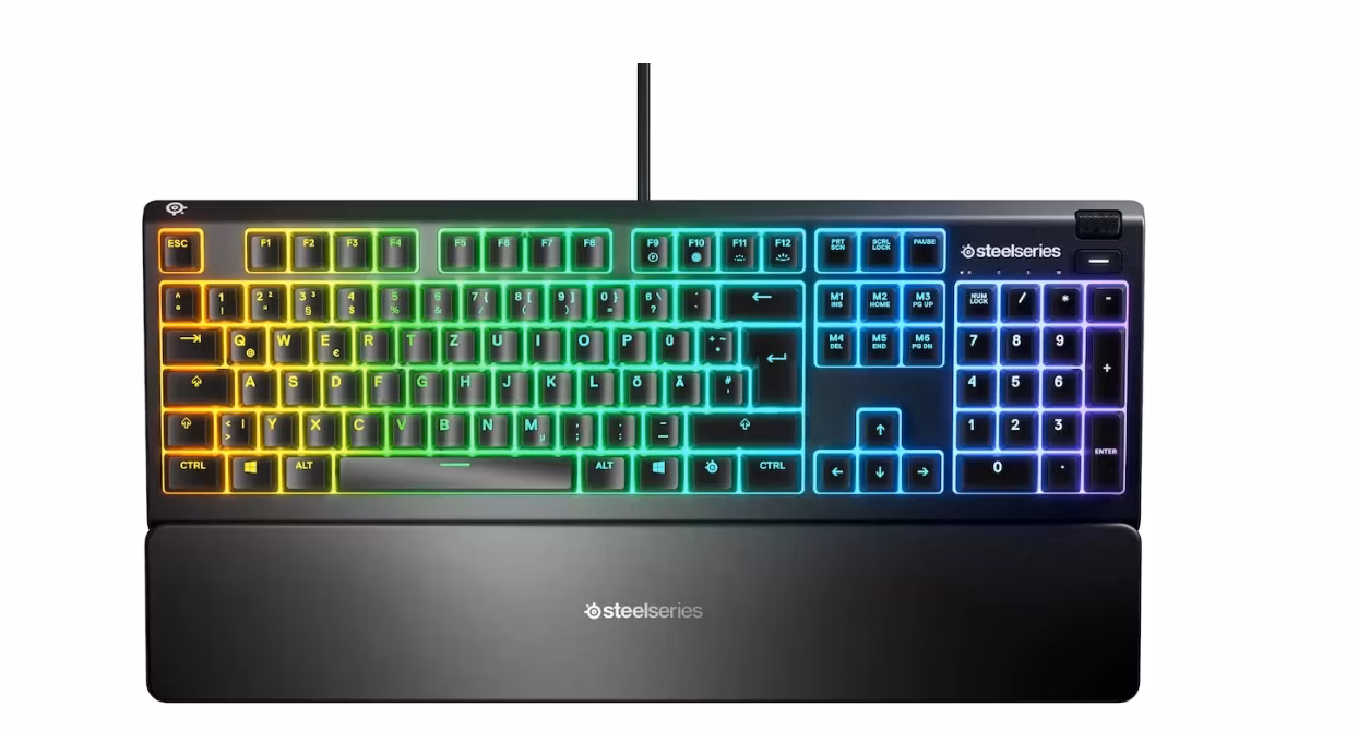 SteelSeries Apex 3 – Gamingtangentbord med RGB och Nordisk Layout