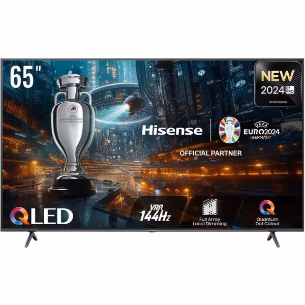 Smart TV Hisense 65" 4K Ultra HD HDR QLED – Imponerande Bildkvalitet och Jämn Prestanda