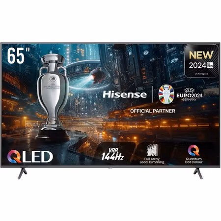 Smart TV Hisense 65" 4K Ultra HD HDR QLED – Imponerande Bildkvalitet och Jämn Prestanda