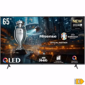 Smart TV Hisense 65" 4K Ultra HD HDR QLED – Imponerande Bildkvalitet och Jämn Prestanda