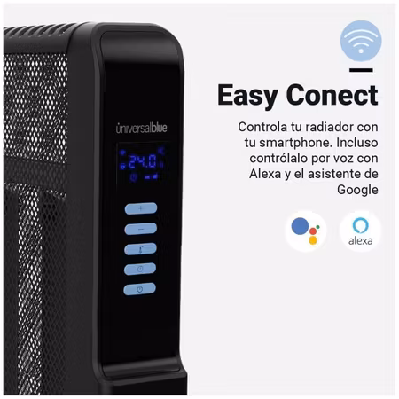 Värmeelement Universal Blue 4020B UCRM9004 – 2000W Svart – Effektiv och Kompakt Värme