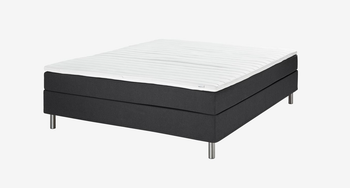 Kontinentalsäng PLUS C60 PU Svart 160x200 – Komfort och Stil i Perfekt Harmoni