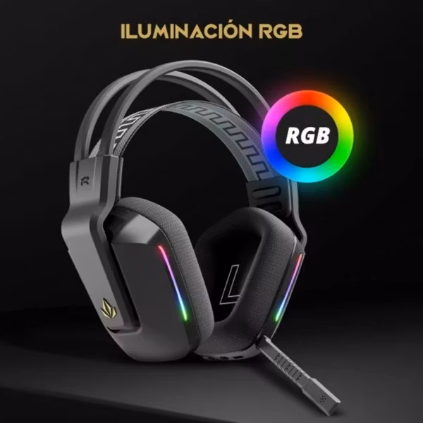 Bluetooth Hörlurar med Mikrofon Forgeon Captain RGB – Trådlös Ljudupplevelse med Stil