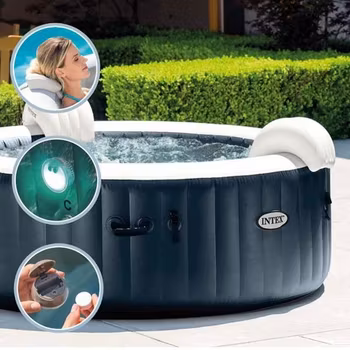 Uppblåsbart spa Colorbaby Puresoa Burbujas Plus – Din Egen Avkopplingszon