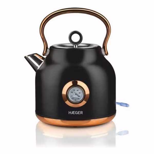 Elektrisk Vattenkokare & Tekanna Haeger EK-22B.024A – Stilren Design med Hög Prestanda