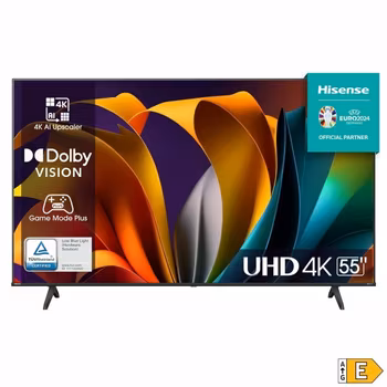 Smart TV Hisense 55A6N – 55" 4K Ultra HD LED HDR för En Uppslukande Visuell Upplevelse