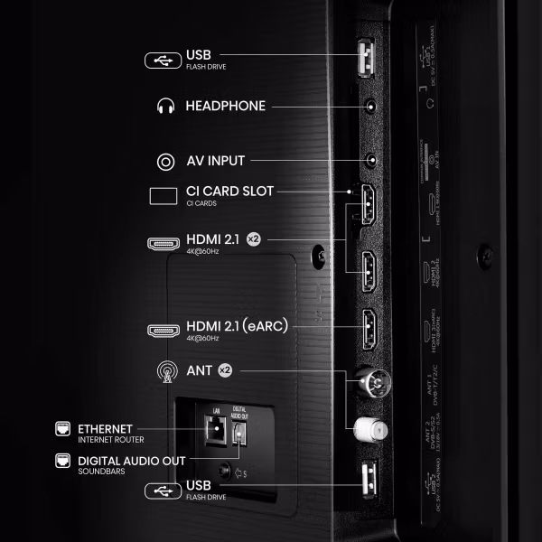 Smart TV Hisense 55A6N – 55" 4K Ultra HD LED HDR för En Uppslukande Visuell Upplevelse