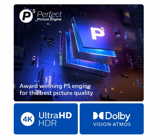 Smart TV Philips 55PUS8949 – 55" 4K UHD LED med 144 Hz & Ambilight för en Magisk Upplevelse