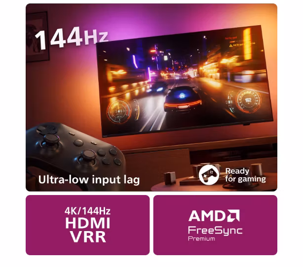 Smart TV Philips 55PUS8949 – 55" 4K UHD LED med 144 Hz & Ambilight för en Magisk Upplevelse