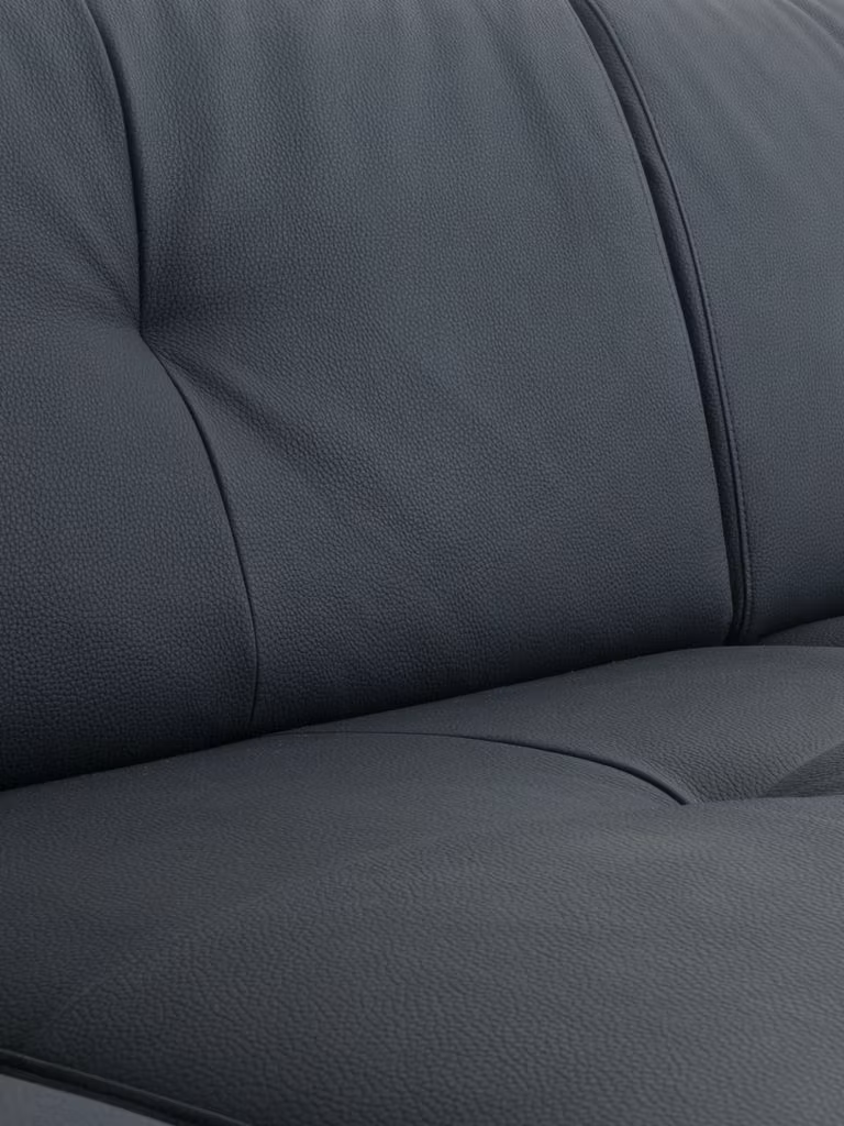 DAMHALE Schäslongsoffa – Svart – Stilren Komfort för Modernt Boende